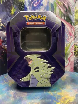 Pokemon TCG: Tyranitar Triple Whammy Collectors Tin - TIN ONLY - Image 1