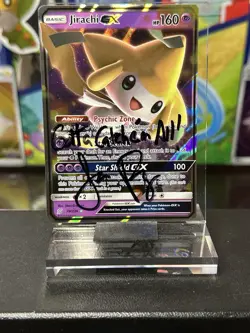 Jirachi Gx Autographed by OG Pokemon Singer Jason Paige 79/236 - Image 1