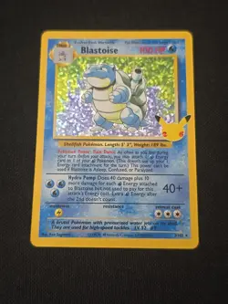 Blastoise 2/102 Celebrations: Classic Collection Holo Pokemon TCG Near Mint - Image 1