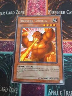 Yugioh Berserk Gorilla IOC-013 Rare Unlimited Near Mint - Image 1