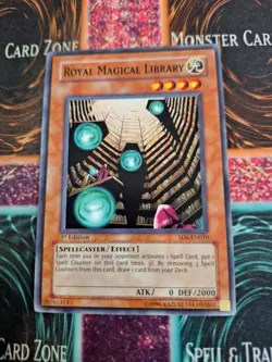 Yugioh Royal Magical Library SD6-EN010 Common 1st Edition Near Mint - Image 1