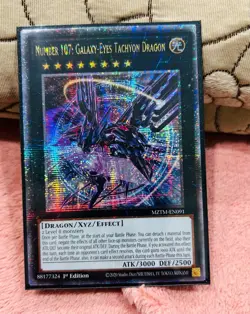 Yugioh! LP Number 107: Galaxy-Eyes Tachyon Dragon - MZTM-EN091 - Quarter Century - Image 1