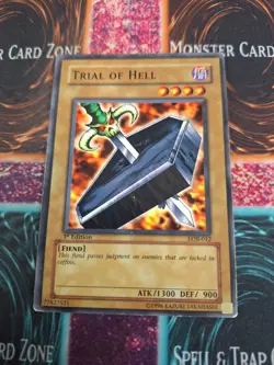 Yugioh Trial of Hell LOB-012 Common 1st Edition LP/MP - Image 1