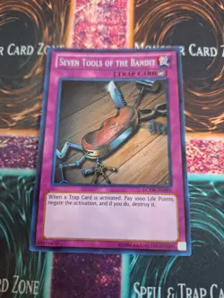Yugioh Seven Tools of the Bandit LCYW-EN089 Secret Rare Unlimited Near Mint - Image 1