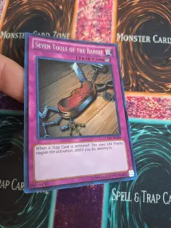 Yugioh Seven Tools of the Bandit LCYW-EN089 Secret Rare Unlimited Near Mint - Image 2
