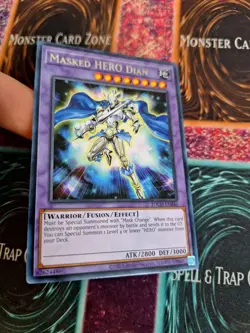 Yugioh Masked HERO Dian TOCH-EN046 Rare Unlimited Near Mint - Image 2