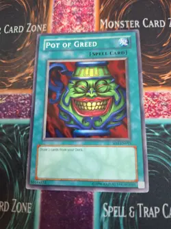 Yugioh Pot of Greed SD1-EN015 Common Unlimited Near Mint - Image 1