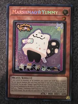 Yugioh Marshmao☆Yummy DOOD-EN024 Secret Rare 1st Edition NM - Image 1
