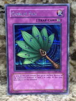 Yugioh! Goblin Fan TFK-003 Secret Rare NM - Image 1