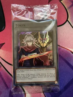 Declan & D/D/D Doom King Armageddon Token TKN5-EN035 Yugioh Box Promo Sealed - Image 1