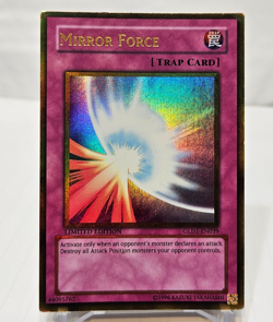 Mirror Force GLD1-EN039 Gold Rare Limited Edition Yugioh 7808 - Image 1