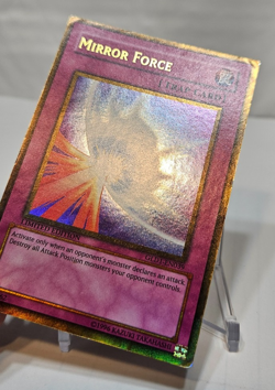 Mirror Force GLD1-EN039 Gold Rare Limited Edition Yugioh 7808 - Image 3