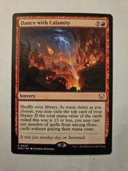 Dance with Calamity [March of the Machine Commander] Magic MTG - Image 1