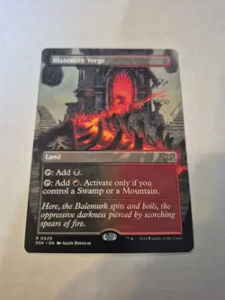 Blazemire Verge (Borderless) Duskmourn: House of Horror Regular - Image 1