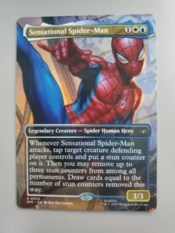 MTG Sensational Spider-Man Marvel's Spider-Man: Eternal Borderless Rare - Image 1