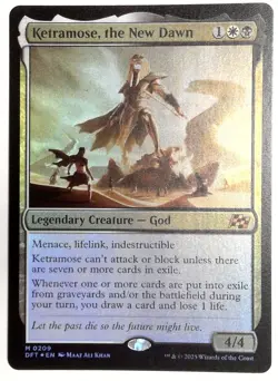 Ketramose, The New Dawn(DTF) (LP) Mythic Rare FOIL Magic the Gathering WOTC - Image 1