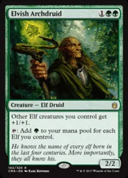 Elvish Archdruid - Commander Anthology #102/320 MTG Magic The Gathering - Image 1