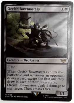 Orcish Bowmasters 0103- NM - Rare - Lord Of The Rings - MTG - Regular - Image 1