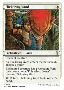 [1x] Flickering Ward Near Mint, English Mystery Booster 2 MTG Magic - Image 1