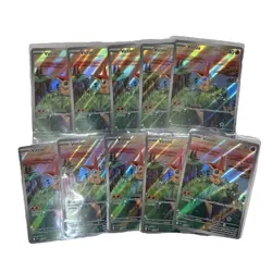 (10) Lot 2025 Pokemon Scarlet Violet Victini Illustration Collection Promo #208 - Image 1