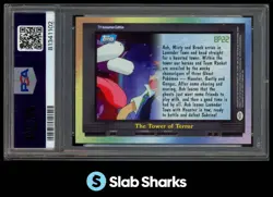2000 TOPPS CHROME POKEMON #EP22 THE TOWER OF TERROR GENGAR FOIL PSA 8 - Image 2