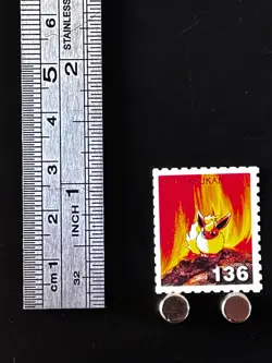 Flareon Pkemon Stamp Shogakukan Nintendo Japanese Japan Card TCG Very Rare - Image 2