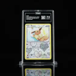 2013 Pokemon Black & White Eevee RC14/RC25 Legendary Treasures Radiant TAG 7.5 - Image 1