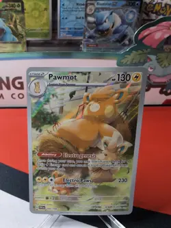 Pawmot - 209/198 - Pokemon Scarlet Violet Base Illustration Rare NM - Image 1