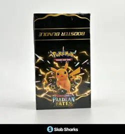 POKEMON TCG SCARLET & VIOLET PALDEAN FATES SEALED BOOSTER BUNDLE CASE - Image 1