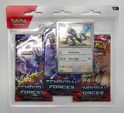 POKEMON TCG TEMPORAL FORCES 3-PACK BLISTER CLEFFA or CYCLIZAR - Image 3