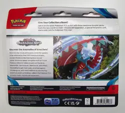 POKEMON TCG PARADOX RIFT 3-PACK BLISTER CETITAN or ARCTIBAX - Image 2