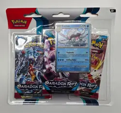POKEMON TCG PARADOX RIFT 3-PACK BLISTER CETITAN or ARCTIBAX - Image 3