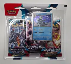 POKEMON TCG PARADOX RIFT 3-PACK BLISTER CETITAN or ARCTIBAX - Image 5