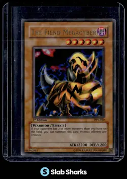 2002 YU-GI-OH! PHARAOH'S SERVANT 1ST EDITION #PSV-100 THE FIEND MEGACYBER - Image 1