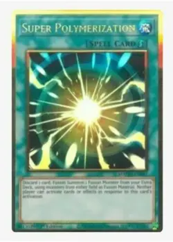 *** SUPER POLYMERIZATION *** PREMIUM GOLD RARE MAGO-EN047 1ST EDITION YUGIOH! - Image 1