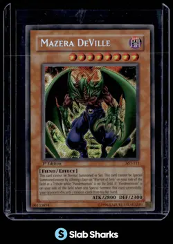 2004 YU-GI-OH! ANCIENT SANCTUARY NORTH AMERICAN 1ST EDITION MAZERA DEVILLE - Image 1