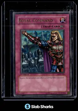 2003 YU-GI-OH! LABYRINTH OF NIGHTMARE 1ST EDITION #LON-080 ROYAL COMMAND - Image 1