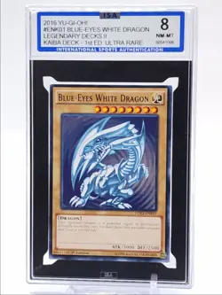 BLUE EYES WHITE DRAGON 2016 YU-GI-OH! KABIA DECKS II 1ST ED ULTRA ISA 8 Q5415 - Image 1