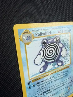 Pokemon Poliwhirl 38/102 1st Edition Shadowless Base Set Card Unplayed Near Mint - Image 4