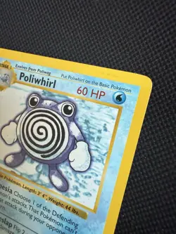 Pokemon Poliwhirl 38/102 1st Edition Shadowless Base Set Card Unplayed Near Mint - Image 5