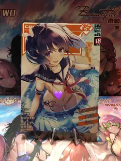 Beach Waifu CCG Goddess Story Double Sided Anime Card Waifu Card Holo - Image 2