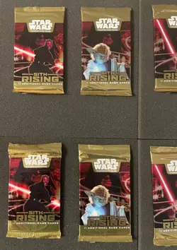 Star Wars Trading Card Game - Sith Rising Booster Packs Lot Of 8 - Image 2