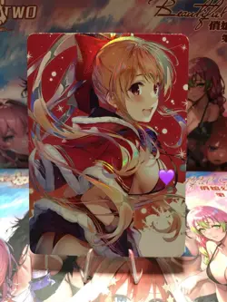 Christmas Waifu CCG Goddess Story Double Sided Anime Card Waifu Card Holo - Image 1