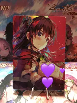 Christmas Waifu CCG Goddess Story Double Sided Anime Card Waifu Card Holo - Image 1