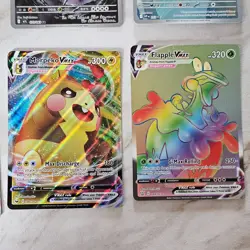 Lot of 8 Pokemon Full Art Illustration Rare and VMAX Cards NM-MP - Image 5