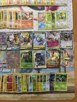 Vintage Pokemon Card Lot Holo Etc MP-Damaged Charizard Mew & Mewtwo 240+ - Image 2