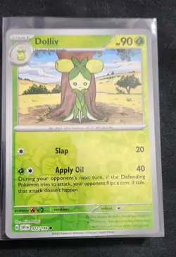 Dolliv ERROR REVERSE HOLO BLEED 022/198 Pokemon TCG Card Near Mint NM - Image 1