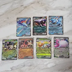 Lot of 7 Holofoil EX Pokemon Cards Japanese & Korean - Image 1