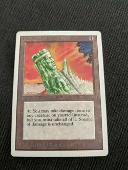 Jade Monolith Card 1993 Unlimited Magic the Gathering Pack Fresh - Image 1