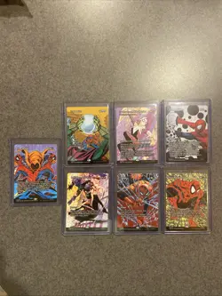 Mtg Magic Spider-Man Mythic Full Art Lot Of 7 Cards Pictured - Image 1